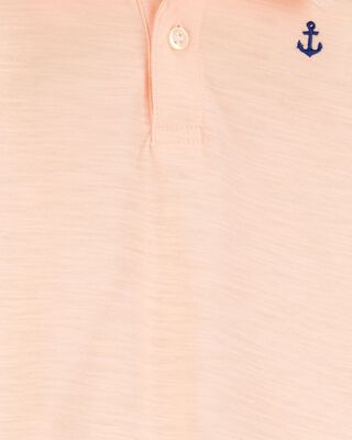 Product image 2 of Baby 2-Piece Anchor Polo Outfit Set - Orange/Blue
