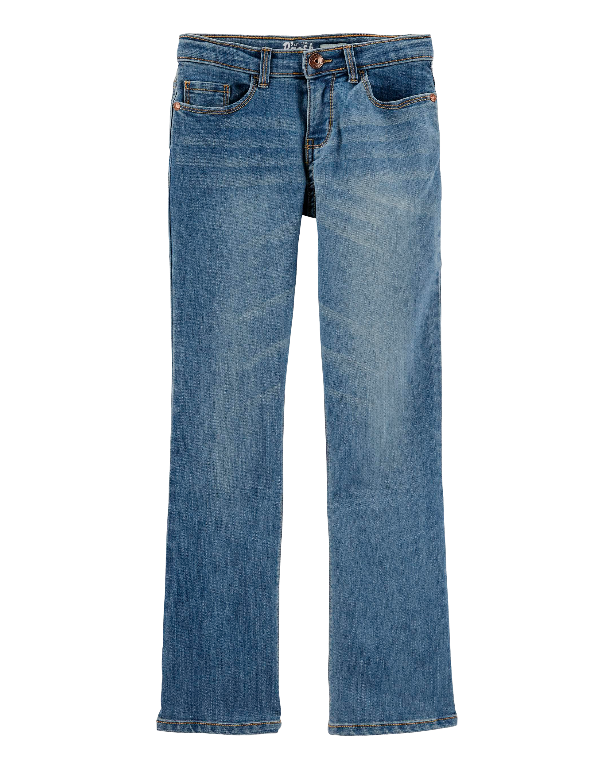 Girls Medium Wash Plus-Fit Bootcut Jeans