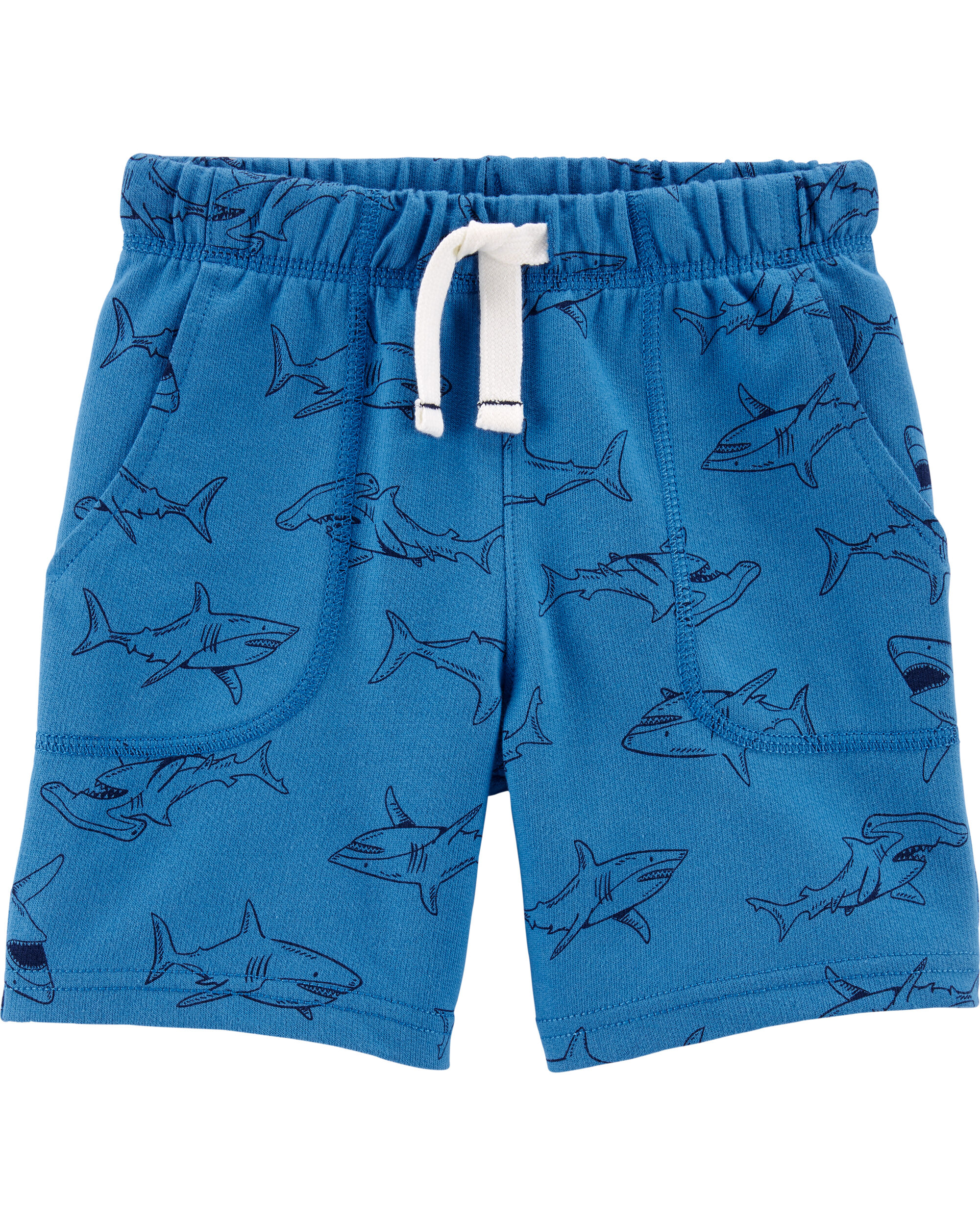 3T Orange Carters Boys Flat Front Canvas Shorts