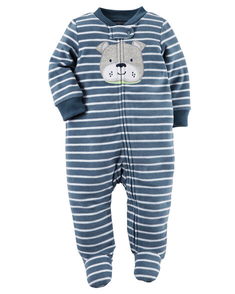 Baby Boy Fleece Zip-Up Sleep & Play | Carters.com