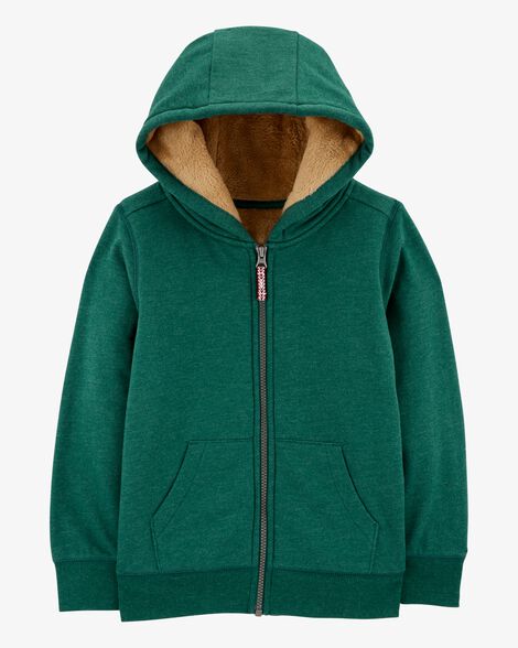 Sherpa Lined Lands End Hoodie Lands' End Men's Serious Sweats