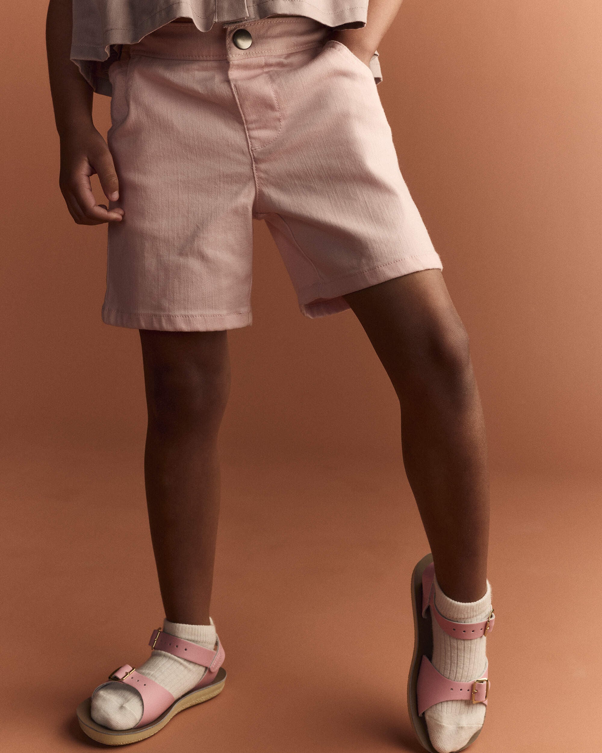 Otter Avenue Toddler Girl Bermuda Shorts 12M Pink 21$