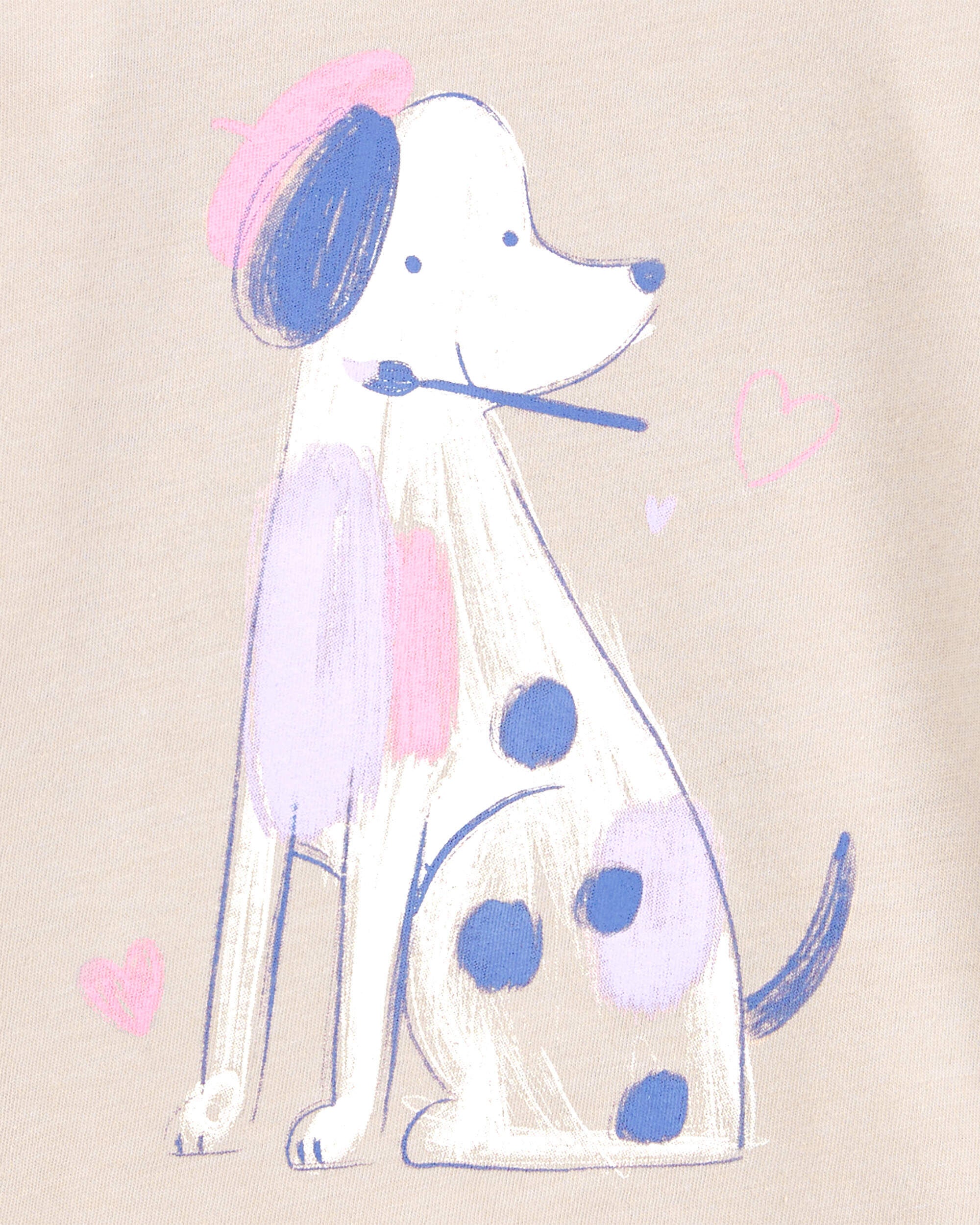 Toddler Dog-Print Long-Sleeve Graphic Tee - Brown - OshKosh | Carter's