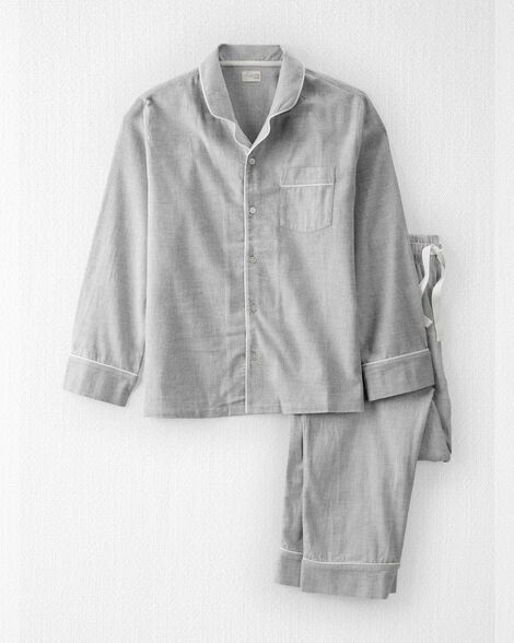  Product image 1 of Adult  Women's Organic Cotton Button-Front Pajamas Set
