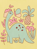 Yellow - Toddler Dinosaur Graphic Tee, Selected