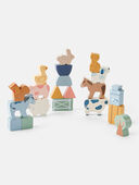 Multi - Farm Animals Wooden Activity Toy Set, Selected