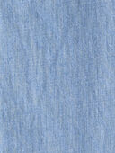 Chambray - Kid Organic Cotton Chambray Pants, Selected