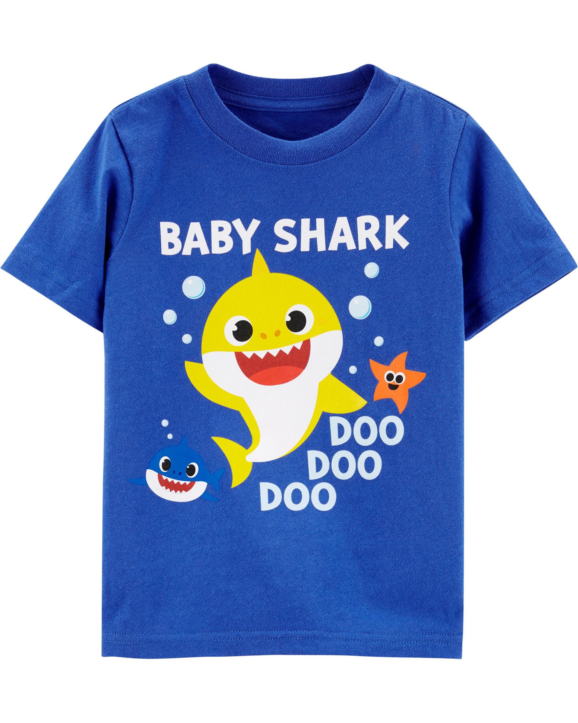 Funny Baby Shark Family Graphic T-Shirt Cool Baby Shark Tee shirts