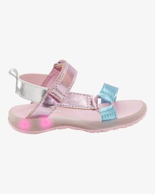 Product image 2 of Toddler Light Up Metallic Sandals - Pink/Blue