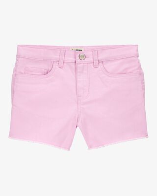 Product image 1 of Kid Iconic Raw Hem Shorts - Pink