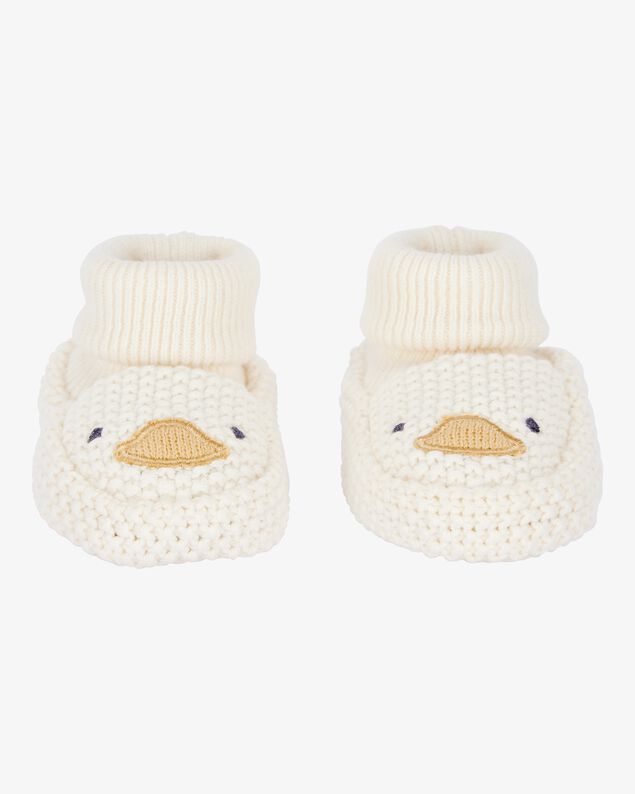 Product image 1 of Baby Duck Crochet Booties - Yellow