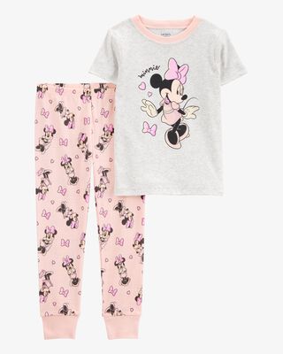 Product image 1 of Toddler Minnie Mouse Snug Fit Cotton 2-Piece Pajamas