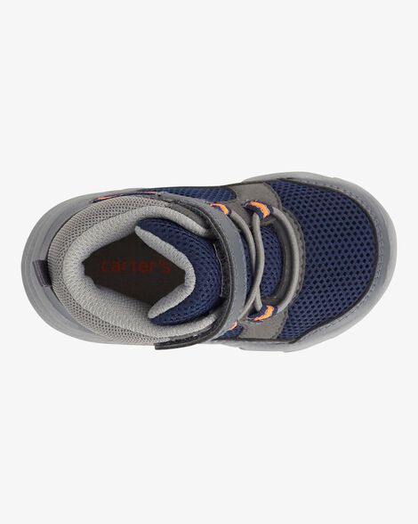  Product image 4 of  Every Step® First Walker  High-Top Athletic Sneakers - Grey/Navy