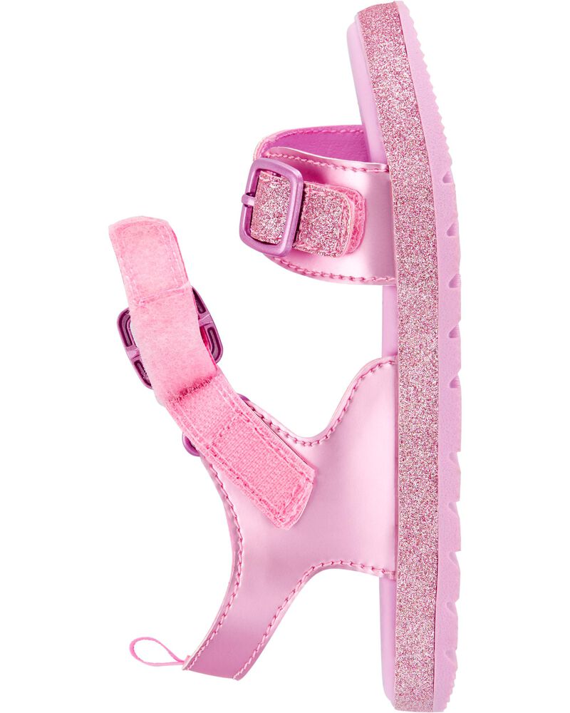 lavender sandals flat