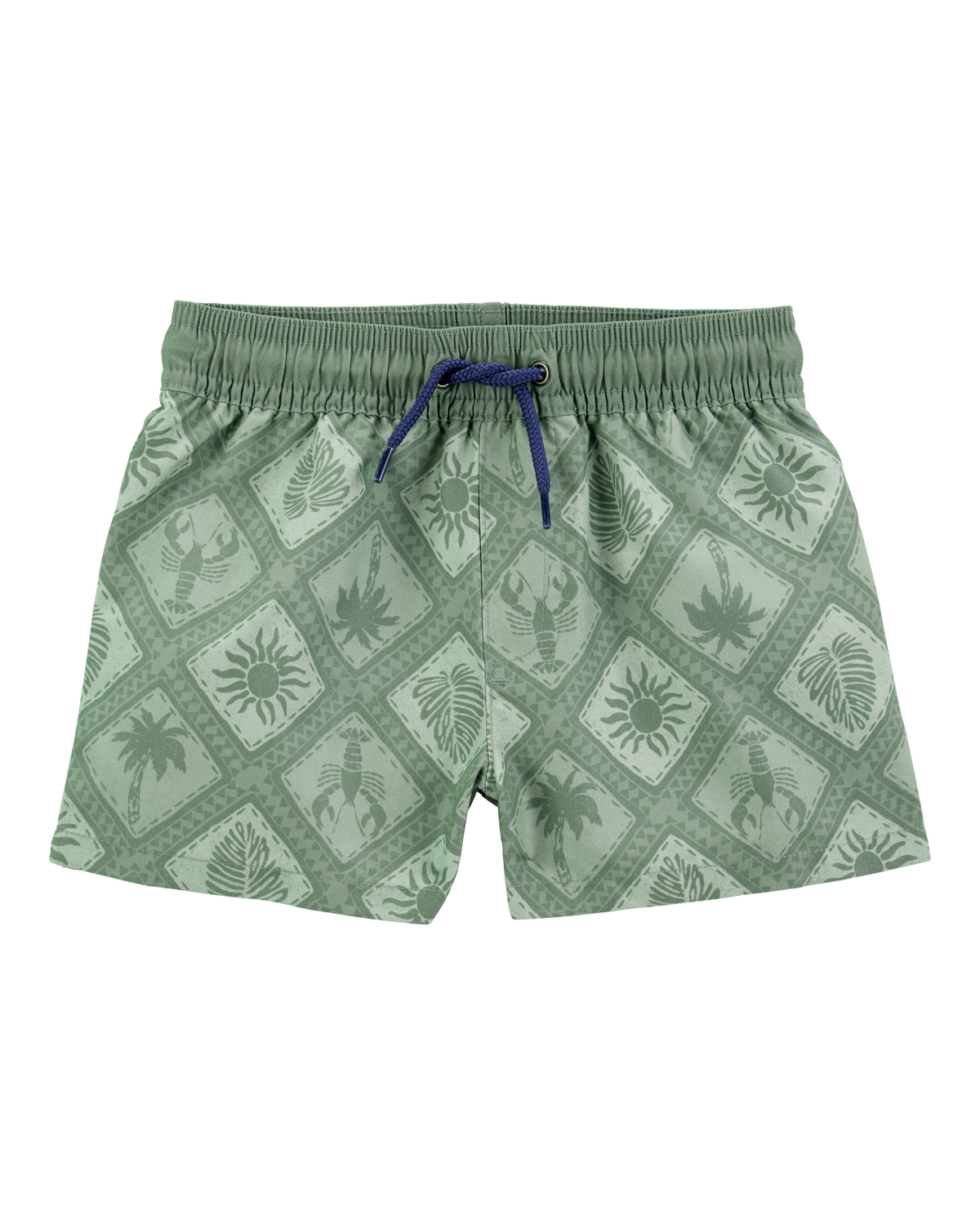 Toddler Boy Geometric Swim Trunks - Green - OshKosh | Carter's