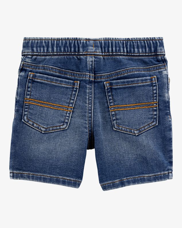 Product image 2 of Baby Pull-On Denim Shorts - Navy