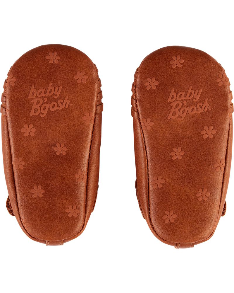 OshKosh Brown Sandal Crib Shoes