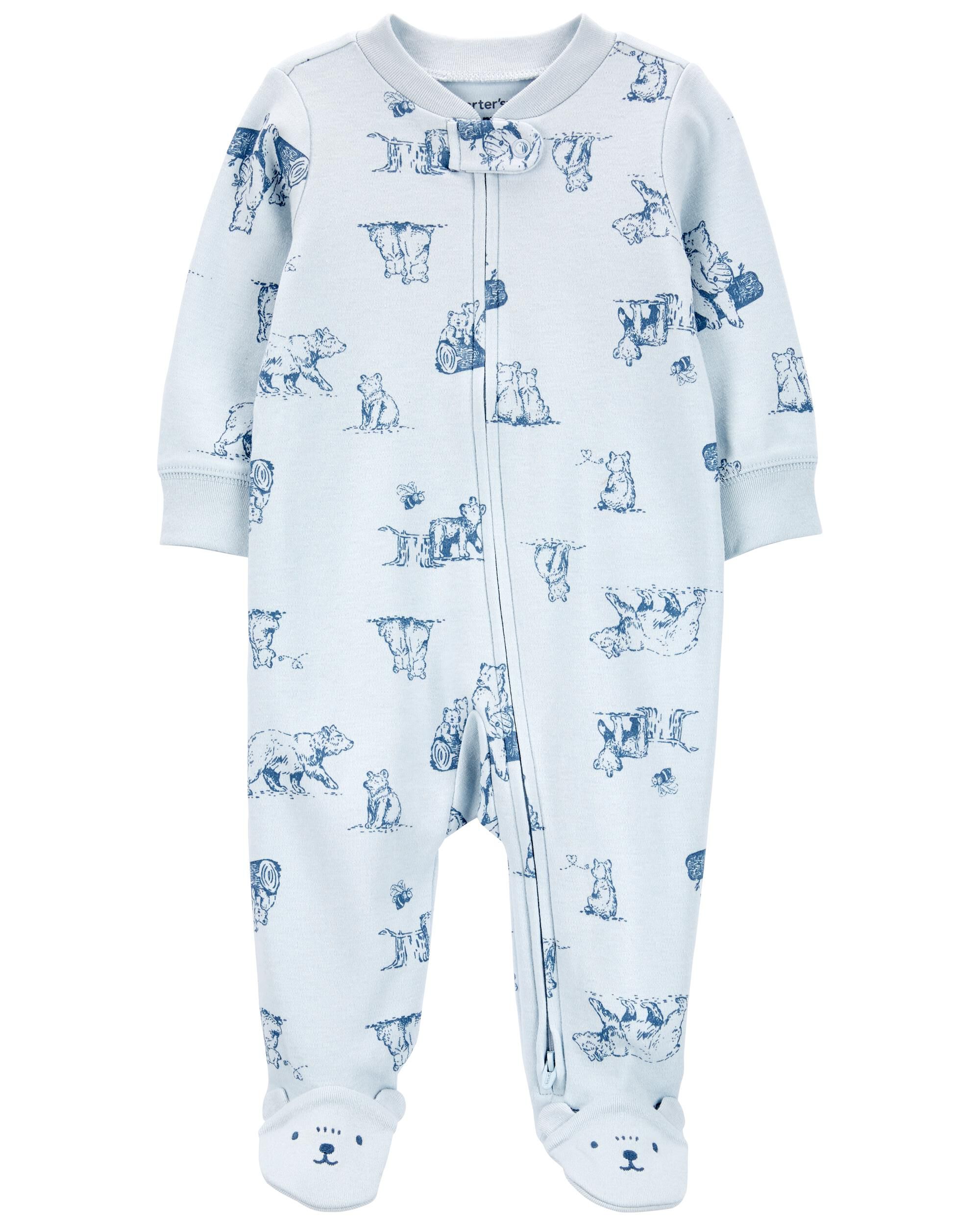 Bear 2 Way Zip Cotton Sleep Play Pajamas Carter s Carter s