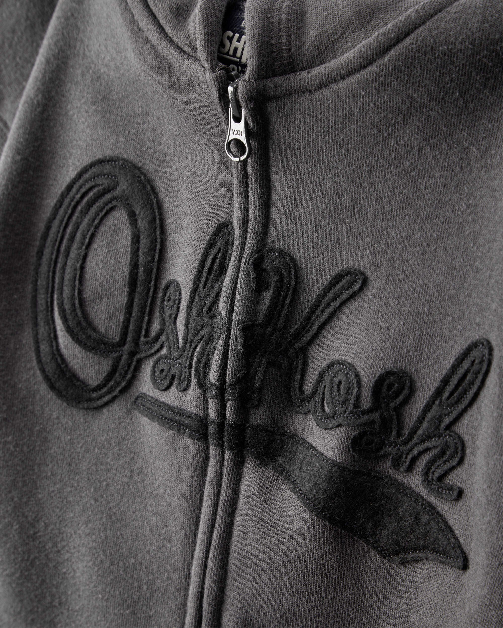 Boys OshKosh Fleece Logo Zip Jacket