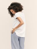 Beats Blue Stripe - Adult Women's Maternity Nesting Lounge Pants, Selected
