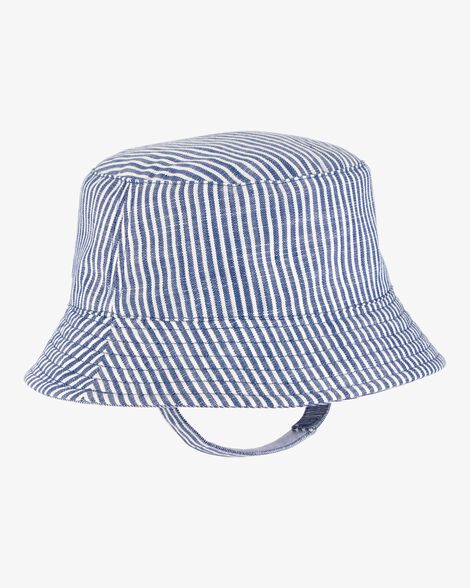  Product image 1 of Baby Linen Chambray Sun Hat - Denim