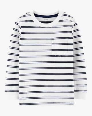 Product image 1 of Baby Striped Pocket Jersey Tee