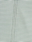 Green - Toddler Striped 1-Piece PurelySoft Footie Pajamas, Selected