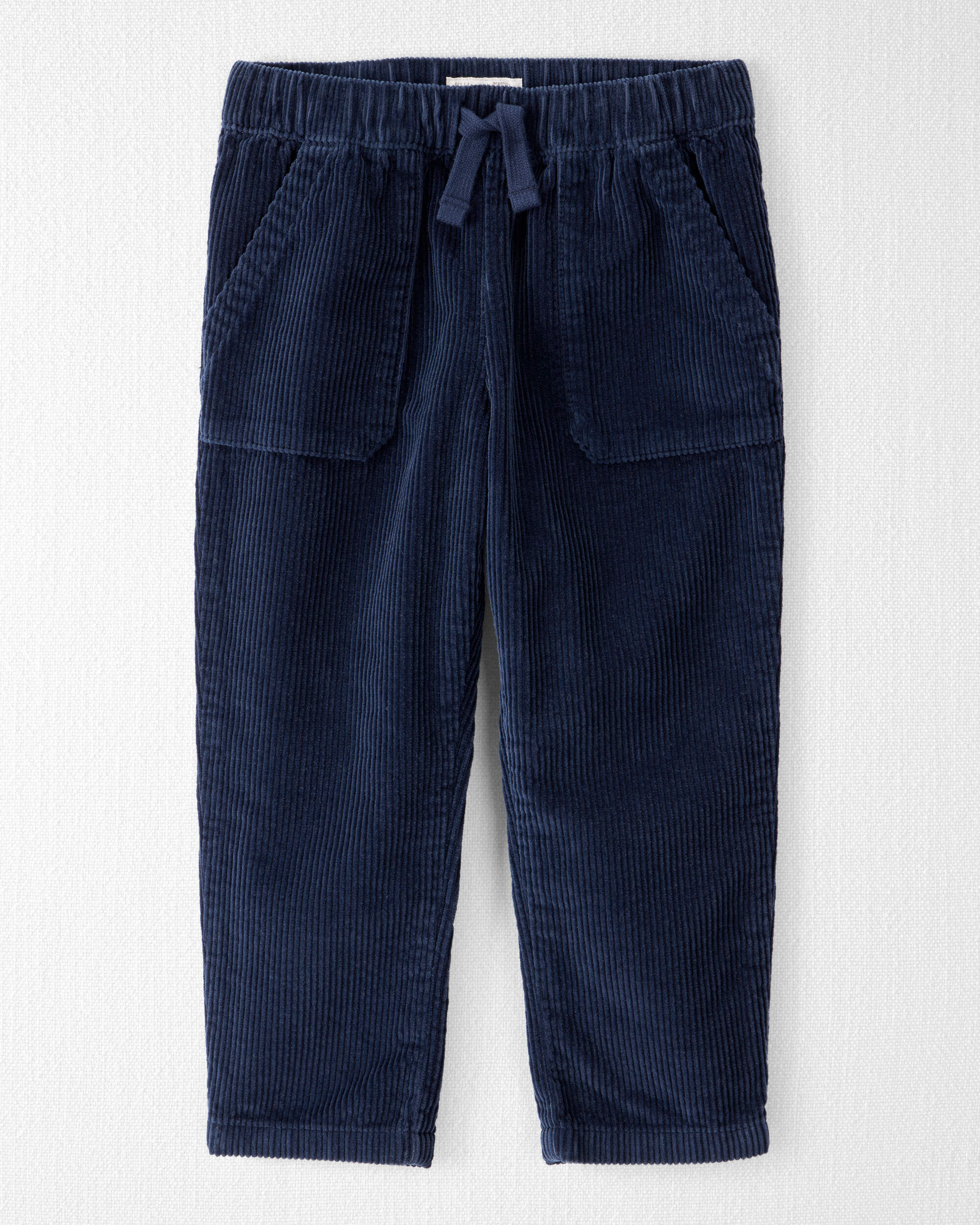 Toddler Organic Cotton Corduroy Drawstring Pants - Little