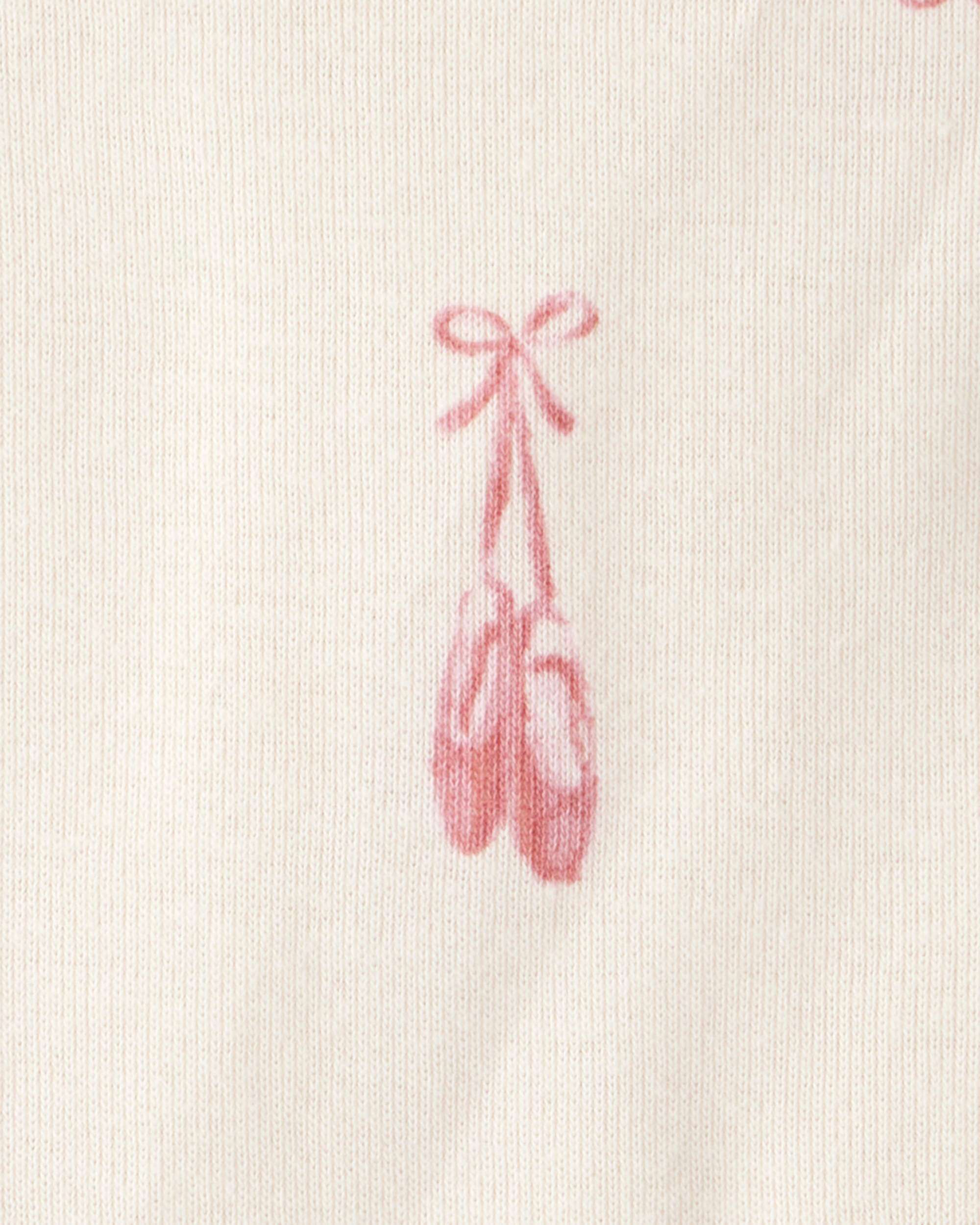 Baby 3-Piece Ballet Little Pullover Set - Pink/Ivory