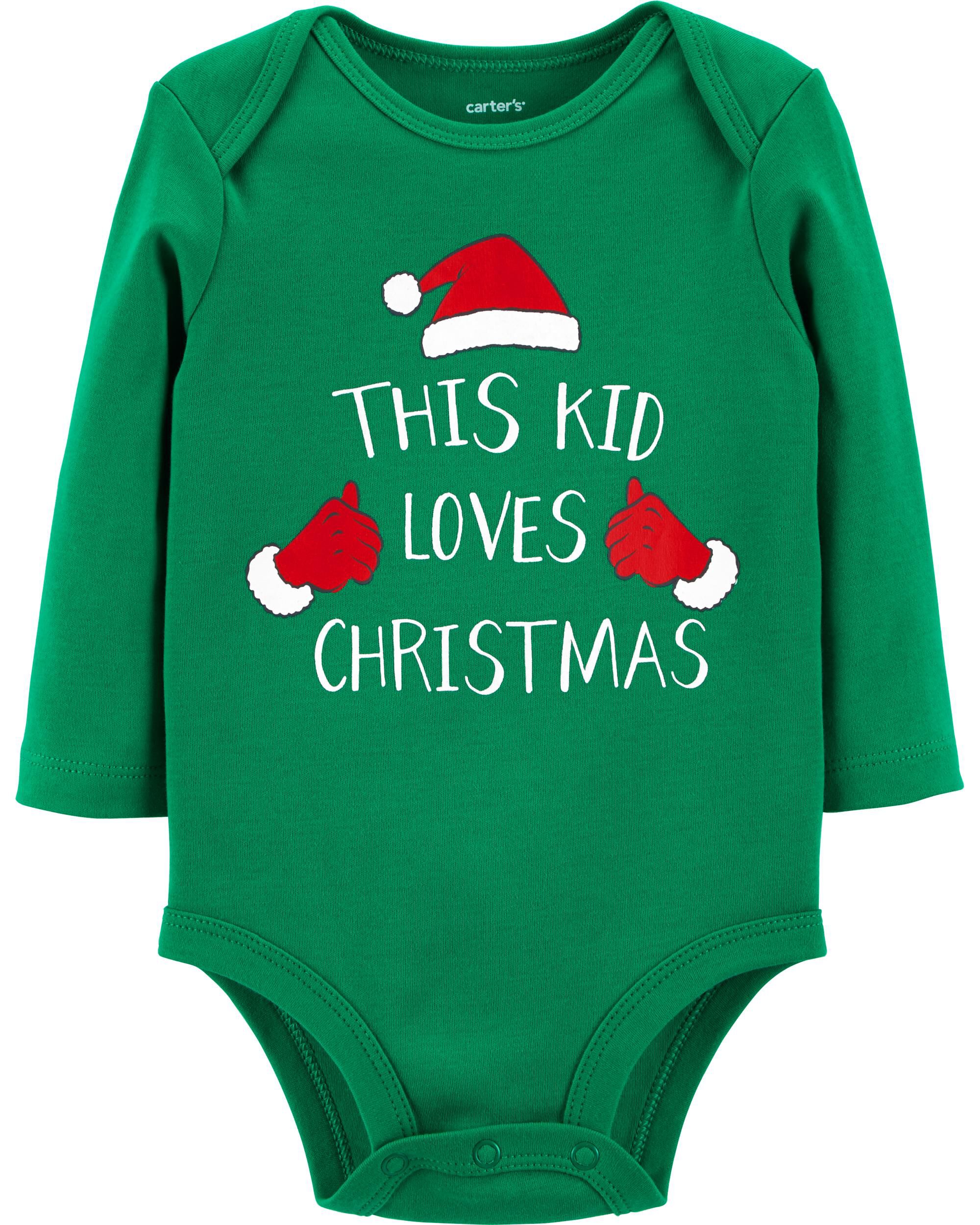 baby girl christmas collectible bodysuit carters com