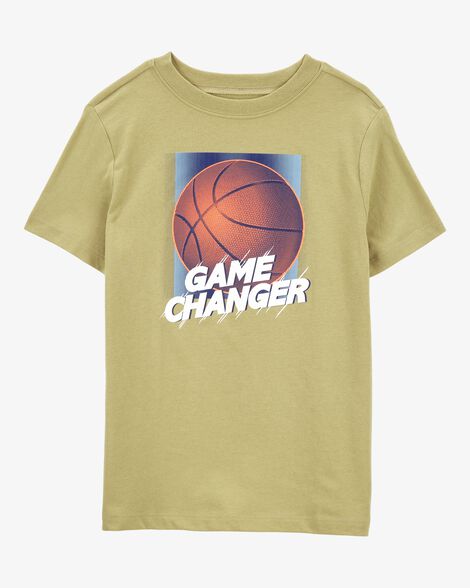  Product image 1 of Kid Game Changer Short-Sleeve Basketball Graphic Tee - Gold