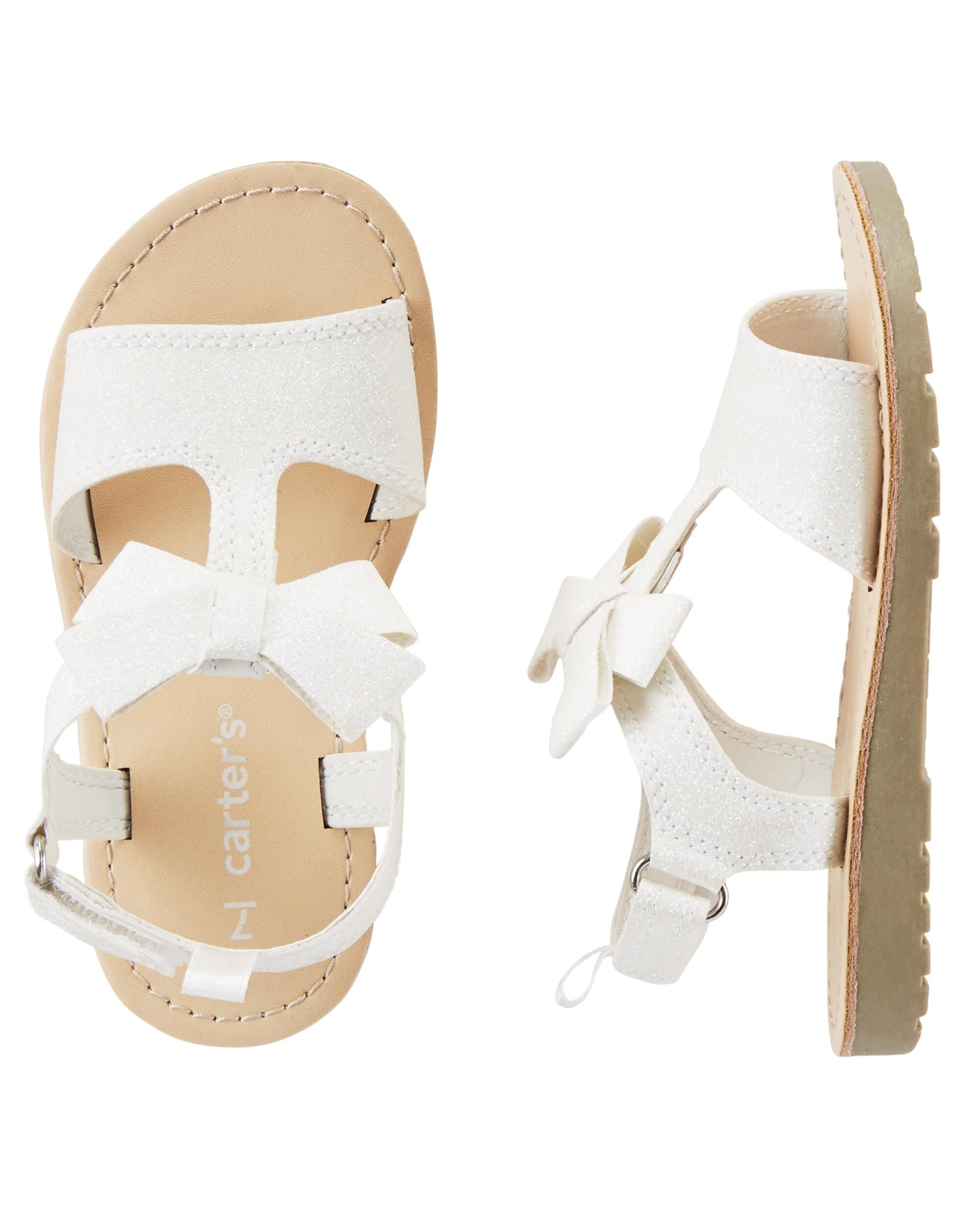 carter's white sandals