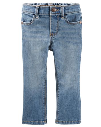 Baby Light Blue Wash Boot-Cut Jeans