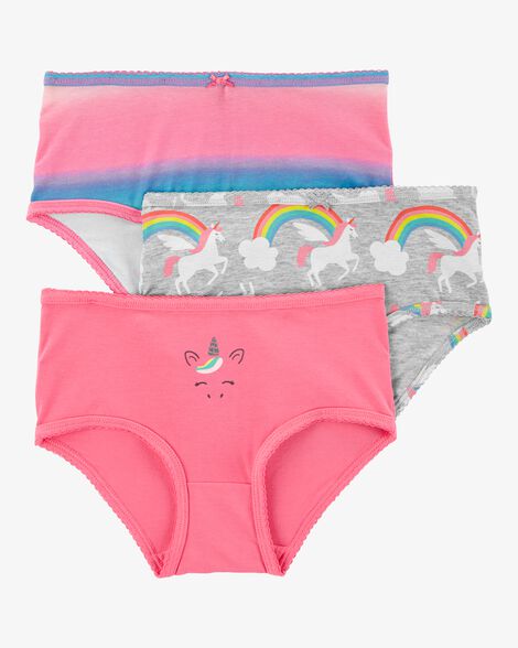  Product image 1 of 3-Pack Rainbow Print  Brief Stretch Cotton Underwear