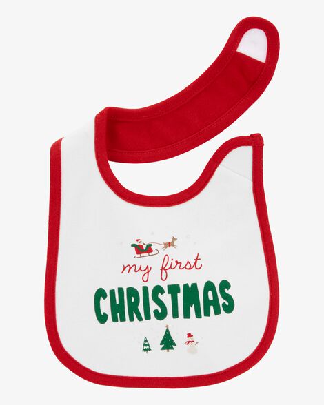 Product image 2 of Baby My First Christmas Teething Bib