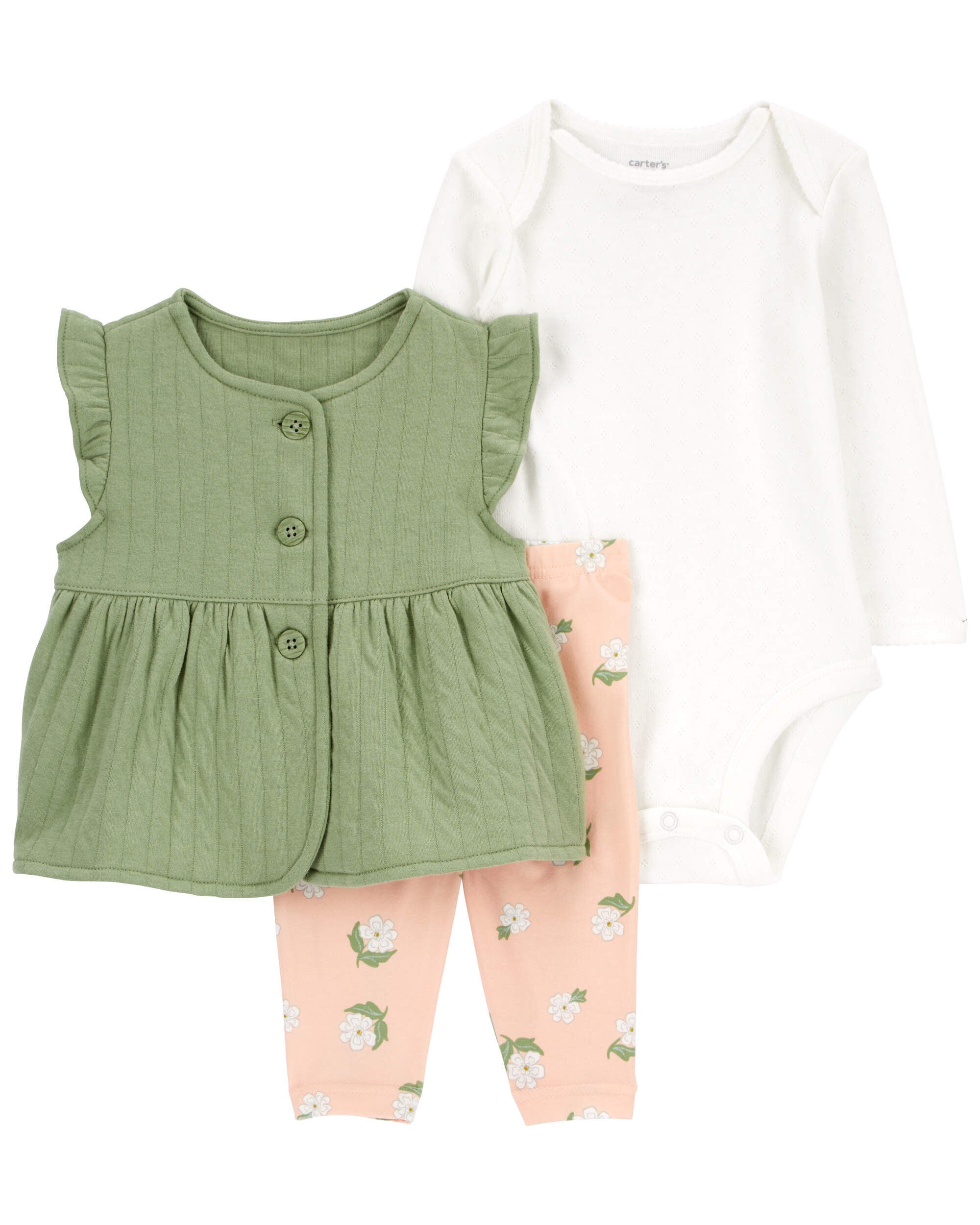 Baby girl vest outfit discount