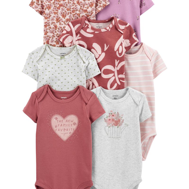 Multi Baby 7-Pack Short-Sleeve Original Bodysuits | carters.com