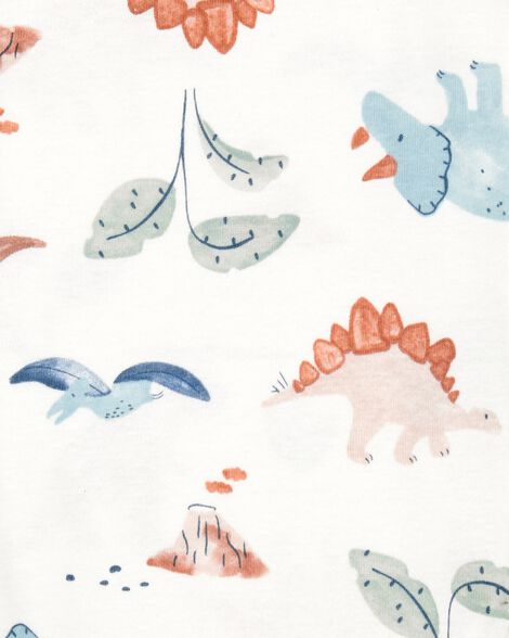  Product image 4 of Baby Boy 5-Pack Dinosaur Short-Sleeve Cotton Bodysuits