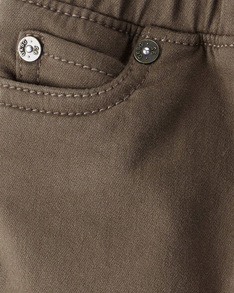 Product image 3 of Baby Boy Cotton Pull-On Fashion Pants - Brown