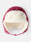 Multi - Boys Plaid Trapper Hat, Selected