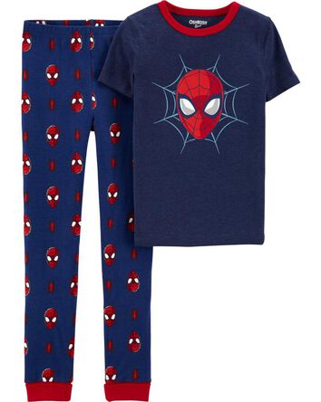 Kid 2-Piece Spider-Man 100% Snug Fit Cotton Pajamas