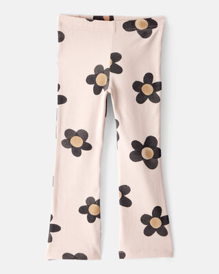 Product image 1 of Toddler Girl Floral Cotton Flare Leggings