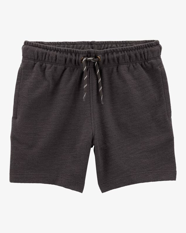 Product image 1 of Baby Pull-On Cotton-Blend Shorts - Black