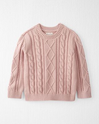 Product image 1 of Toddler Organic Cotton Cable Knit Sweater