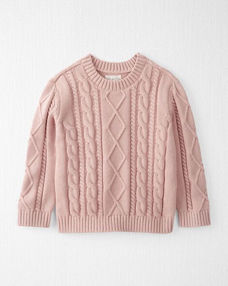  Product image 1 of Toddler Organic Cotton Cable Knit Sweater