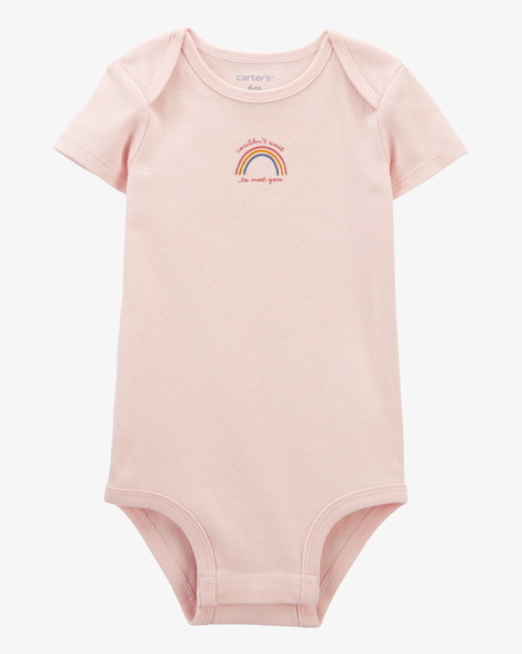 baby girl preemie rainbow bodysuit