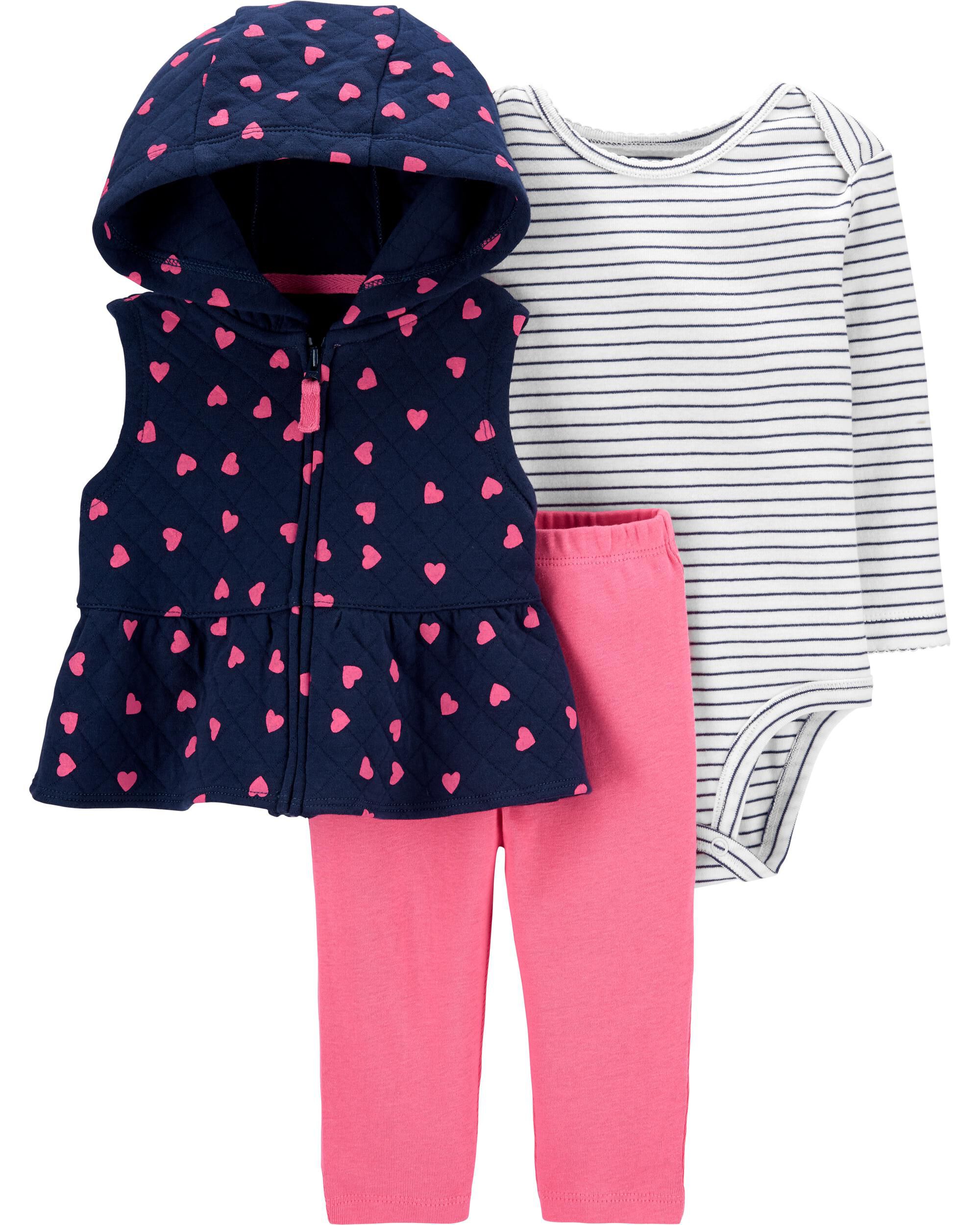 carters baby girl vest