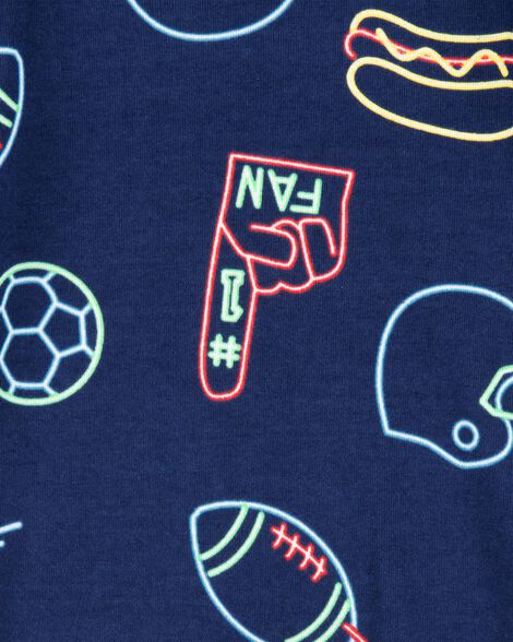 Baby 4-Piece Sports Cotton Pajamas