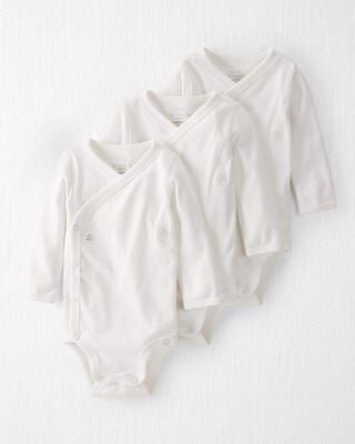 Product image 1 of Baby 3-Pack Organic Cotton Snap Bodysuits