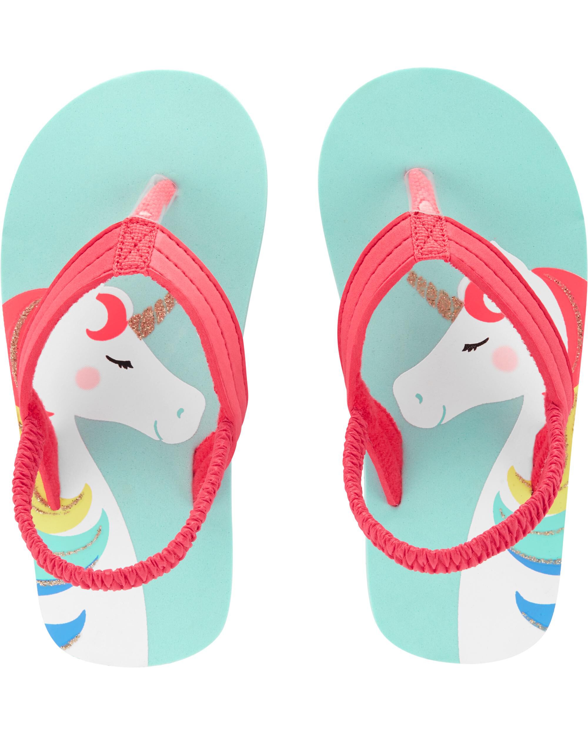 carter's unicorn sandals